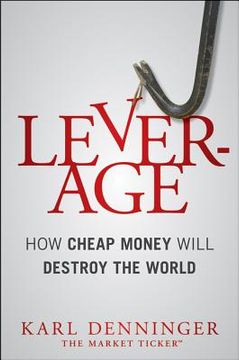 portada leverage: how cheap money will destroy the world (en Inglés)