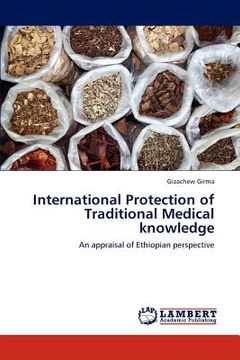 portada international protection of traditional medical knowledge (en Inglés)