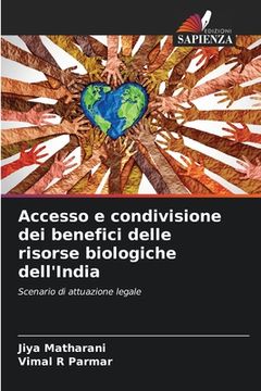 portada Accesso e condivisione dei benefici delle risorse biologiche dell'India (in Italian)