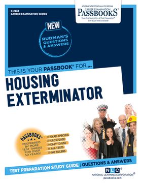 portada Housing Exterminator (C-2283): Passbooks Study Guide Volume 2283 (en Inglés)