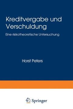 portada Kreditvergabe und Verschuldung: Eine risikotheoretische Untersuchung (German Edition)