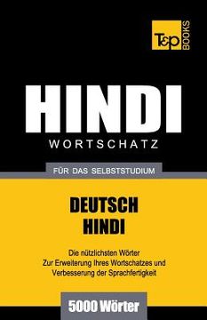 portada Wortschatz Deutsch-Hindi für das Selbststudium - 5000 Wörter (in German)