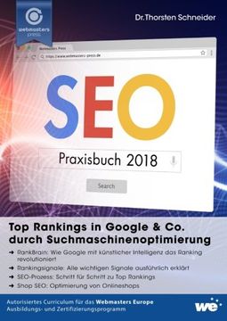 portada Seo Praxisbuch 2018: Top Rankings in Google & co. Durch Suchmaschinenoptimierung (en Alemán)