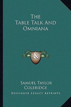 portada the table talk and omniana (in English)