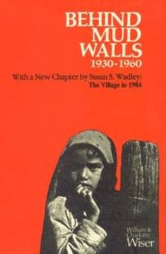 portada Behind mud Walls 1930-1960