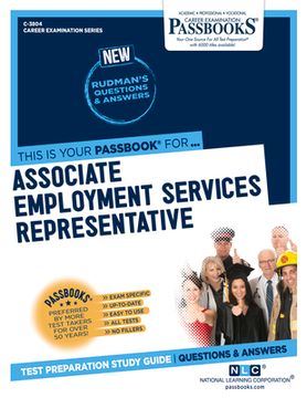 portada Associate Employment Services Representative (C-3804): Passbooks Study Guide Volume 3804 (en Inglés)