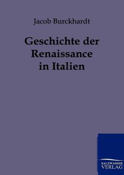 portada Geschichte der Renaissance in Italien (German Edition)