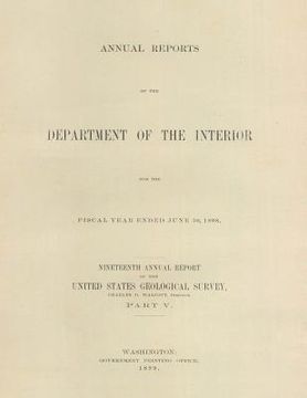 portada Annual Report of the Department of the Interior for the Fiscal Year Extended June 30, 1898 (en Inglés)
