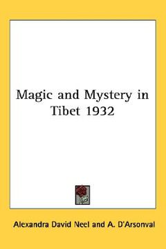 portada magic and mystery in tibet 1932 (in English)