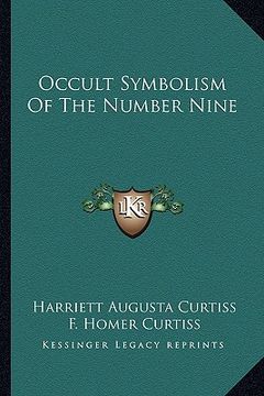 portada occult symbolism of the number nine (en Inglés)