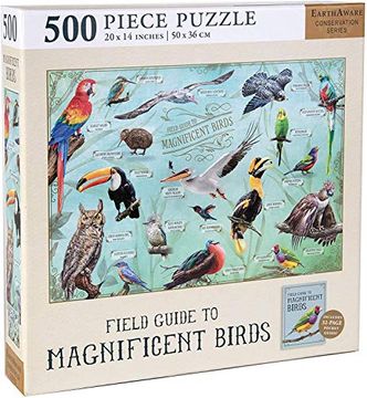 portada Field Guide to Magnificent Birds (Jigsaw) (en Inglés)