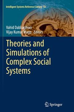 portada Theories and Simulations of Complex Social Systems 