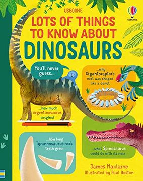 portada Lots of Things to Know About Dinosaurs (in English)