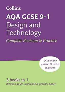 portada Aqa Gcse 9-1 Design & Technology Complete Revision & Practice: Ideal for Home Learning, 2023 and 2024 Exams (en Inglés)