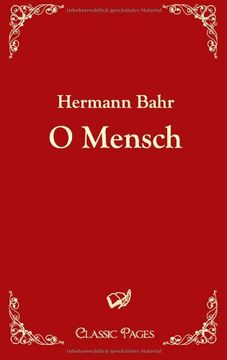 portada O Mensch (Classic Pages) (German Edition)