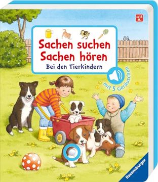 portada Sachen Suchen, Sachen Hören: Bei den Tierkindern (en Alemán)