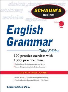 portada Schaum's Outline of English Grammar, Third Edition (Schaum's Outlines) (in English)