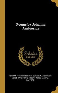 portada Poems by Johanna Ambrosius (en Inglés)