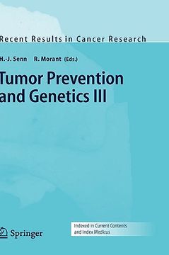 portada tumor prevention and genetics iii (en Inglés)