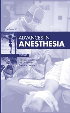 portada advances in anesthesia (en Inglés)