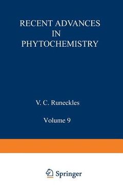 portada Recent Advances in Phytochemistry: Volume 9 (en Inglés)