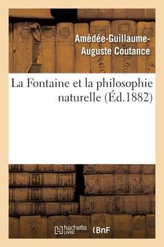 portada La Fontaine Et La Philosophie Naturelle