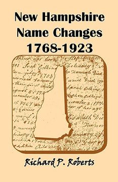 portada new hampshire name changes, 1768-1923 (en Inglés)