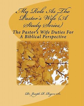 portada my role as the pastor's wife (a study series) (en Inglés)