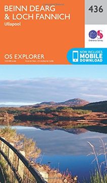 portada Beinn Dearg and Loch Fannich 1 : 25 000 (OS Explorer Active Map)