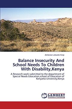 portada Balance Insecurity and School Needs to Children with Disability, Kenya