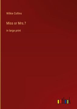 portada Miss or Mrs. (en Inglés)