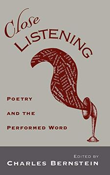 portada Close Listening: Poetry and the Performed Word (en Inglés)
