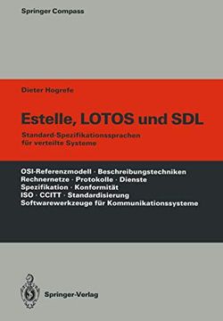 portada Estelle, Lotos und Sdl: Standard-Spezifikationssprachen für Verteilte Systeme (in Delaware)