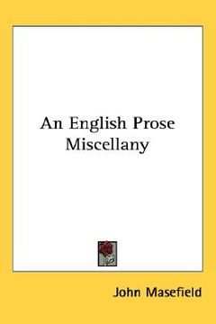 portada an english prose miscellany (en Inglés)