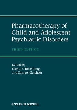 portada pharmacotherapy of child and adolescent psychiatric disorders