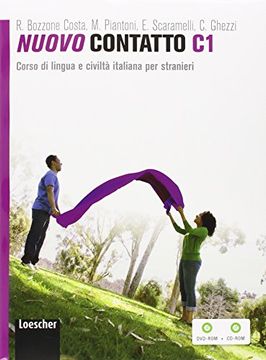 portada Nuovo Contatto c1. Corso di Lingua e Civiltà Italiana per Stranieri (Volume c1 + dvd rom + cd Rom): Volume c1 (Manuale + Eserciziario + Digitale) + Dvd-Rom + Cd-Rom (in Italian)