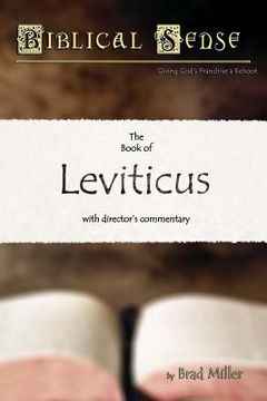 portada biblical sense: the book of leviticus (en Inglés)