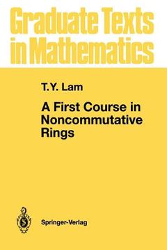 portada a first course in noncommutative rings (en Inglés)