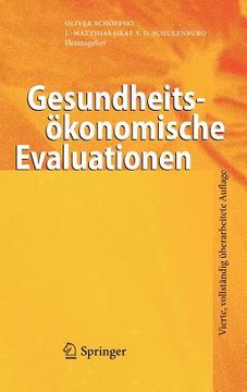 portada gesundheitsokonomische evaluationen (en Alemán)