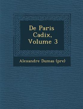 portada de Paris Cadix, Volume 3 (en Francés)