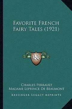 portada favorite french fairy tales (1921)