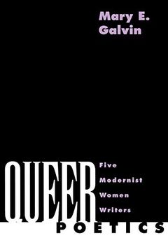 portada Queer Poetics: Five Modernist Women Writers (en Inglés)