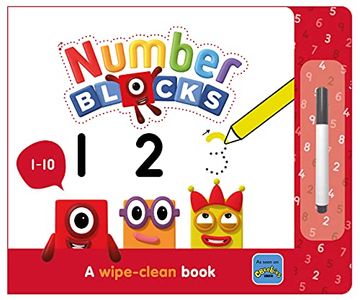 portada Numberblocks 1-10: A Wipe-Clean Book (en Inglés)