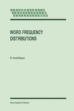 portada word frequency distributions (en Inglés)