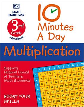portada 10 Minutes a day Multiplication, 3rd Grade 