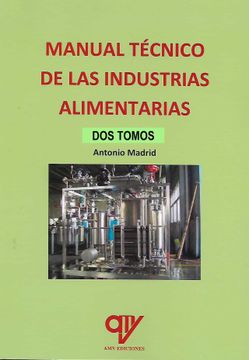 portada Manual Tecnico de las Industrias Alimentarias (Dos Tomos) (in Spanish)