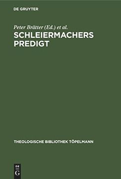 portada Schleiermachers Predigt. (Nachdruck der 1. A. Leipzig 1933). 2. , um ein Vorwort Ergänzte Aufl. (en Alemán)