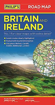 portada Philip'S Britain and Ireland Road map (Philip'S Sheet Maps) (in English)