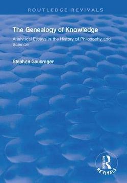 portada The Genealogy of Knowledge: Analytical Essays in the History of Philosophy and Science (in English)