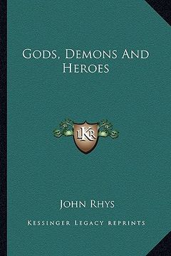 portada gods, demons and heroes (en Inglés)